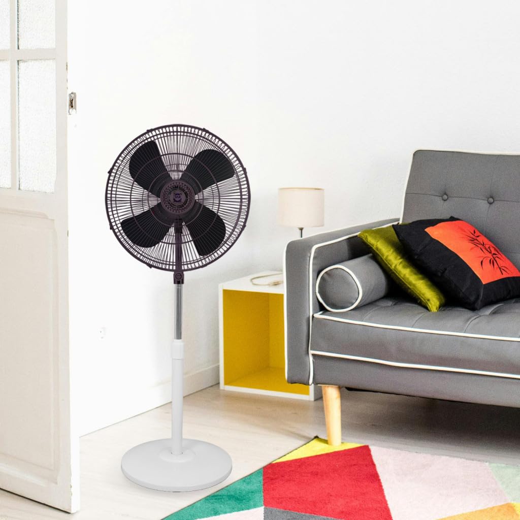 Pied et Colonne Réglables pour Ventilateur, Support Stable