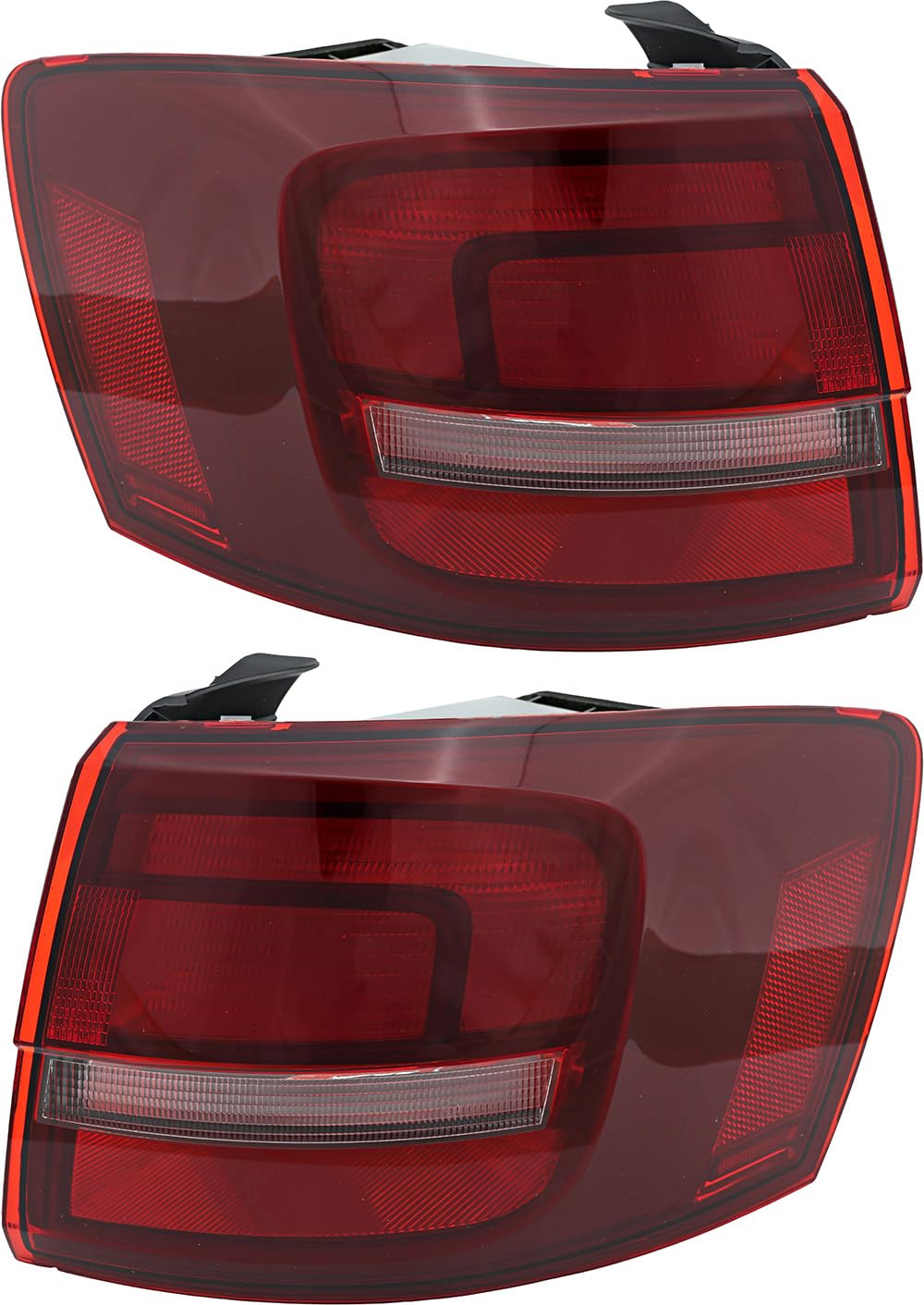 Compatible with Volkswagen Jetta Tail Lights Lamps Set 2015 2016 2017 2018 Driver and Passenger Side