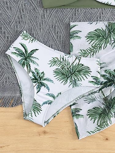 Verdusa Girl's 3 Pack Bikini Set Swimwear Bathing Suit Swimsuit with Cover Up4