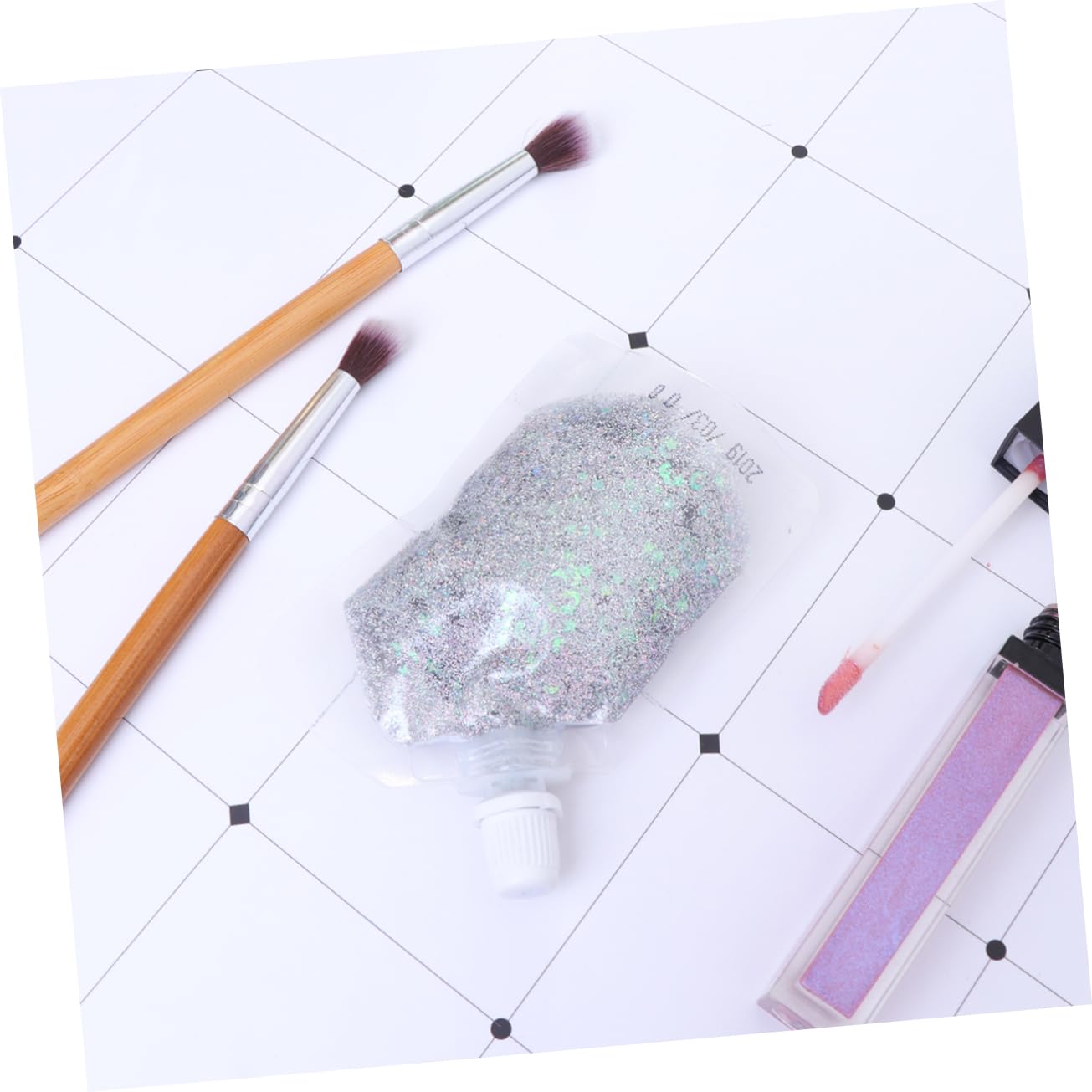 IWOWHERO Eye Shadow Sequins Body Glitter Face Glitter Makeup Sequins Shine Holiday Party Daily Makeup Portable