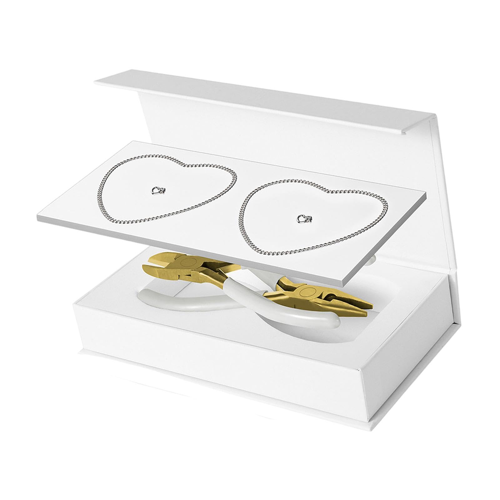 Perfeclan Permanentes Armband-Set, Geschenke für Paare, leichtes Armband-Herstellungs-Set, Schmuck, für Valentinstag, Hochzeit, Strand, Geburtstag