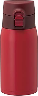 ATLAS(アトラス) 水筒 350ml 国内最軽量 超軽量 ステンレスボトル マグボトル ワンタッチ ボトル レッド ARW-350RD
