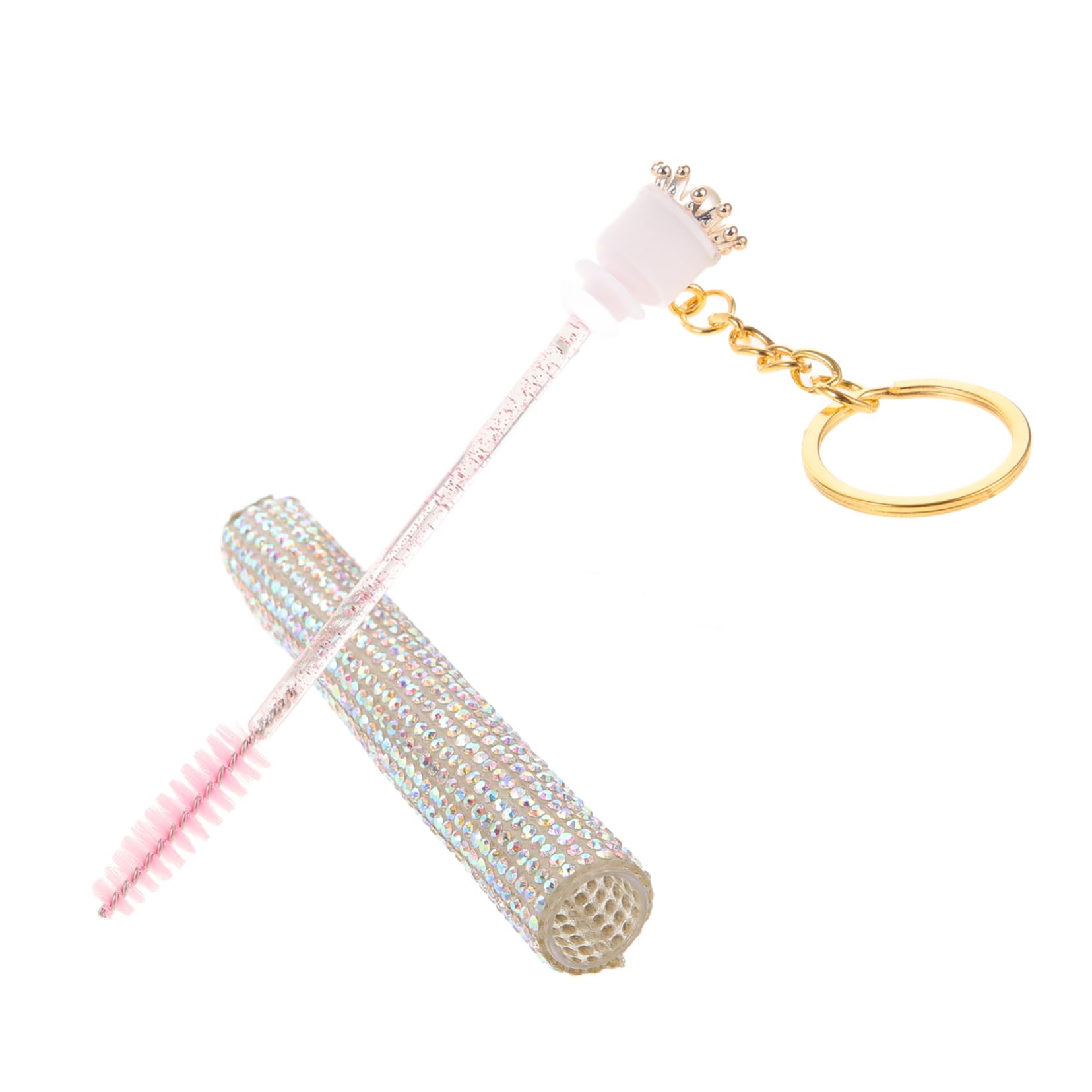 TOVINANNA Luxurious Lash Brush Mascara Wand Applicator Makeup Brush for Eye Lashes Travel-size Elegant Design