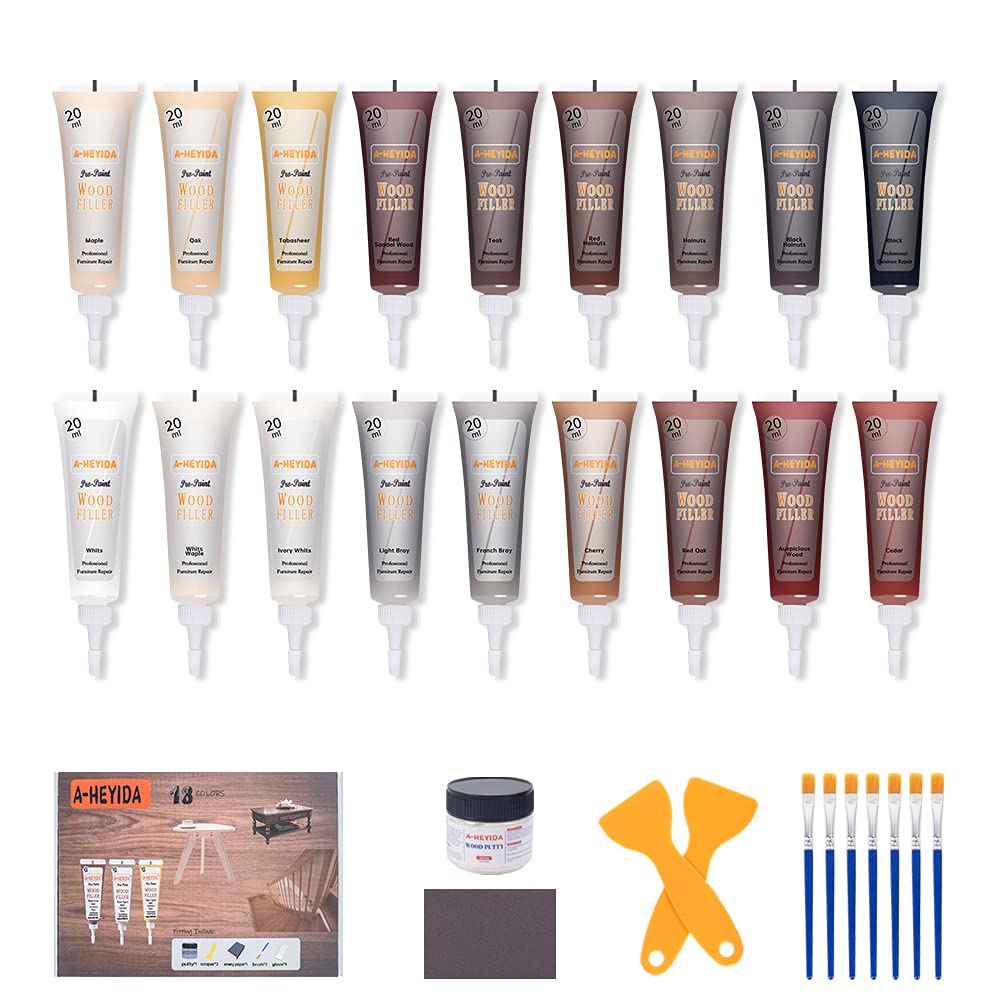 Buy Wood Furniture Repair Kit Restore Any Wood Holes, Scratches