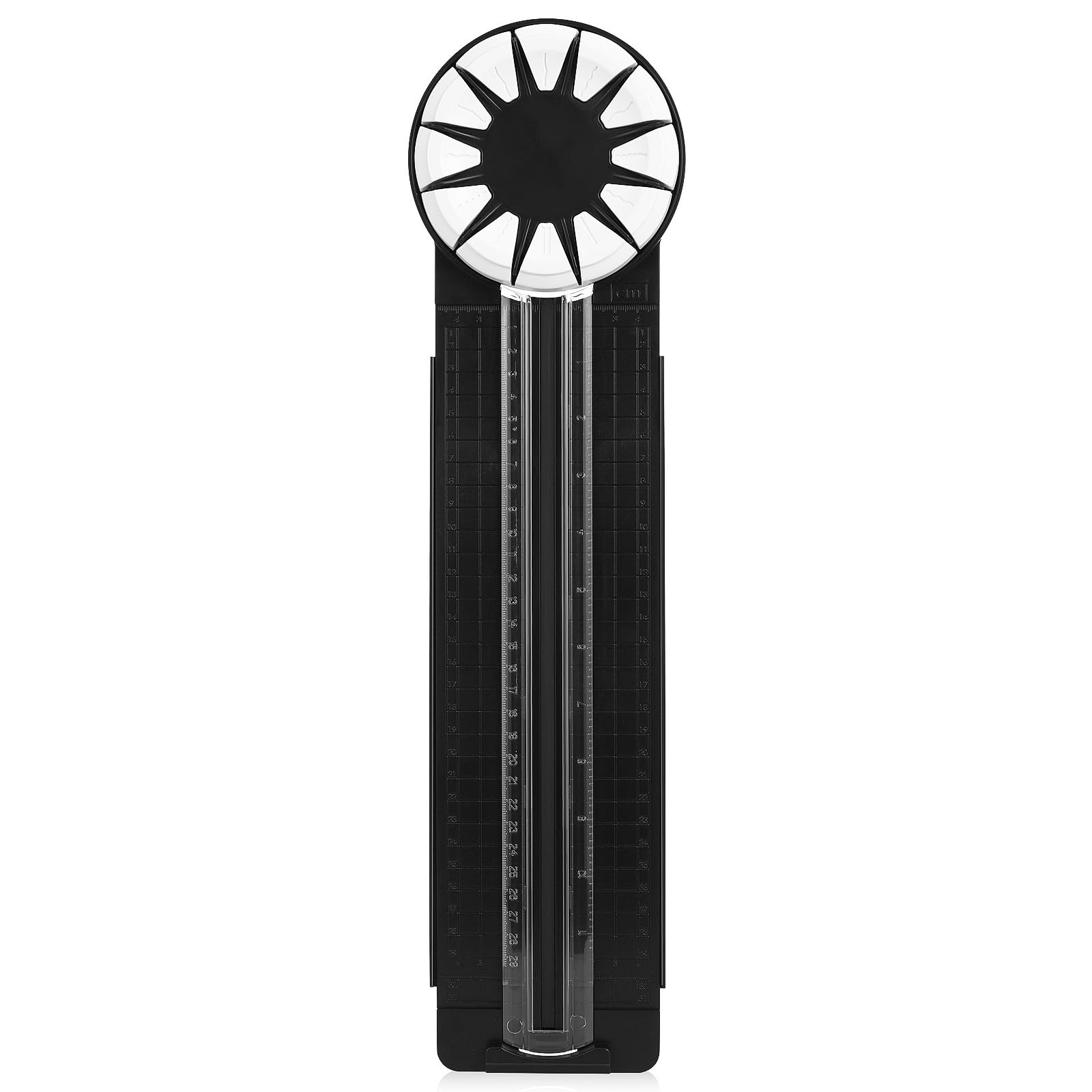 Cortadora de Papel para Oficina y Manualidades Función Versátil y Alta Precisión, Material Plástico Negro, Adecuado para Fotos y Cartulina en Scrapbooking