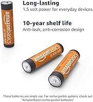 Vista 7 de Yaxa Basics Paquete de 12 pilas alcalinas multiusos C Cell, 5 años de vida útil, paquete de valor fácil de abrir y 20 pilas alcalinas AAA de alto