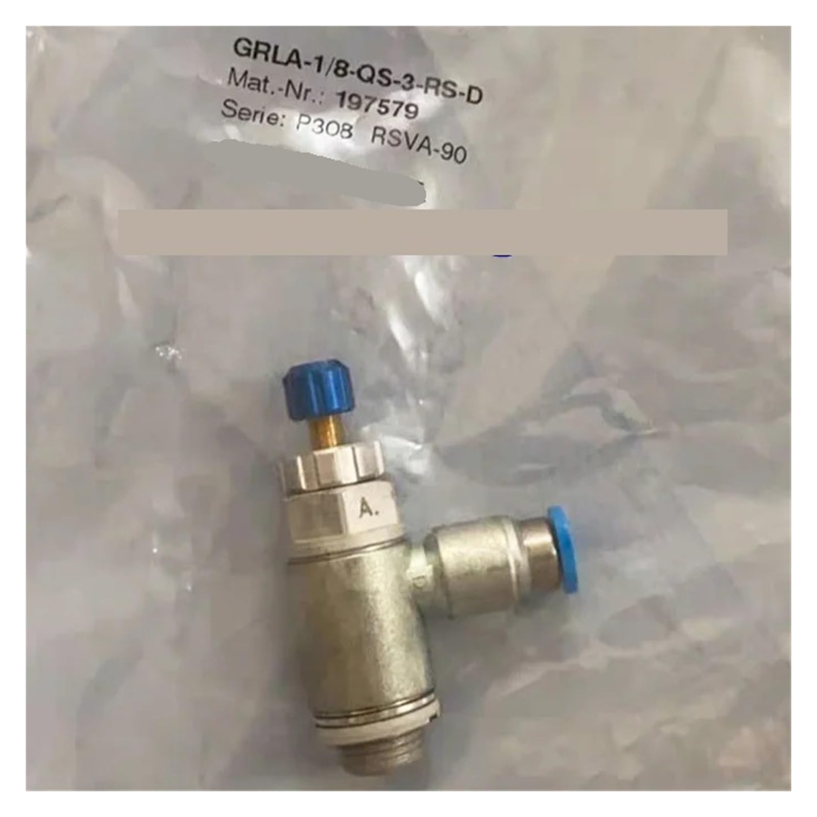 Cxdfrser One Color Grla-1/8-Qs-3-Rs-D 197579 Grla-1/8-Qs-4-Rs-D 197580 One-Way Throttle Valve(Grla-1-8-Qs-4-Rs-D)