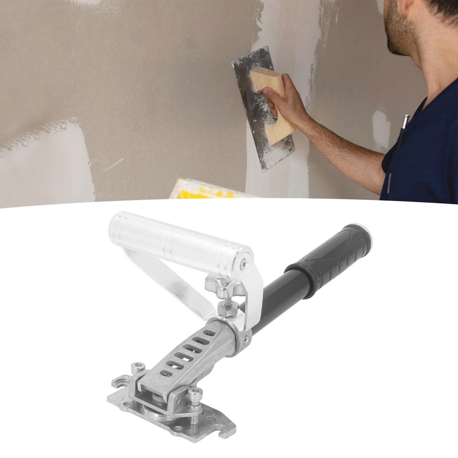 Maniglia di prolunga per scatola piatta per cartongesso Kit in lega di alluminio ad angolo regolabile per la finitura della parete