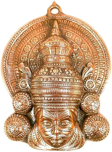 Kathakali Face Wall Mask Hangings, Decorative Masks For Home Entrance & Living Room For Home, Door, Hall-Way, Balcony Decoration & Gift by The Great Indian Store