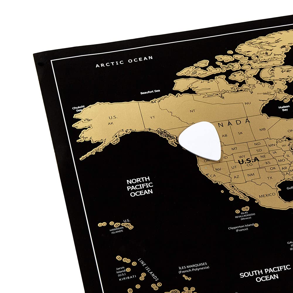 Buy Scratch Off World Map Easy to Frame Scratchable World Posters