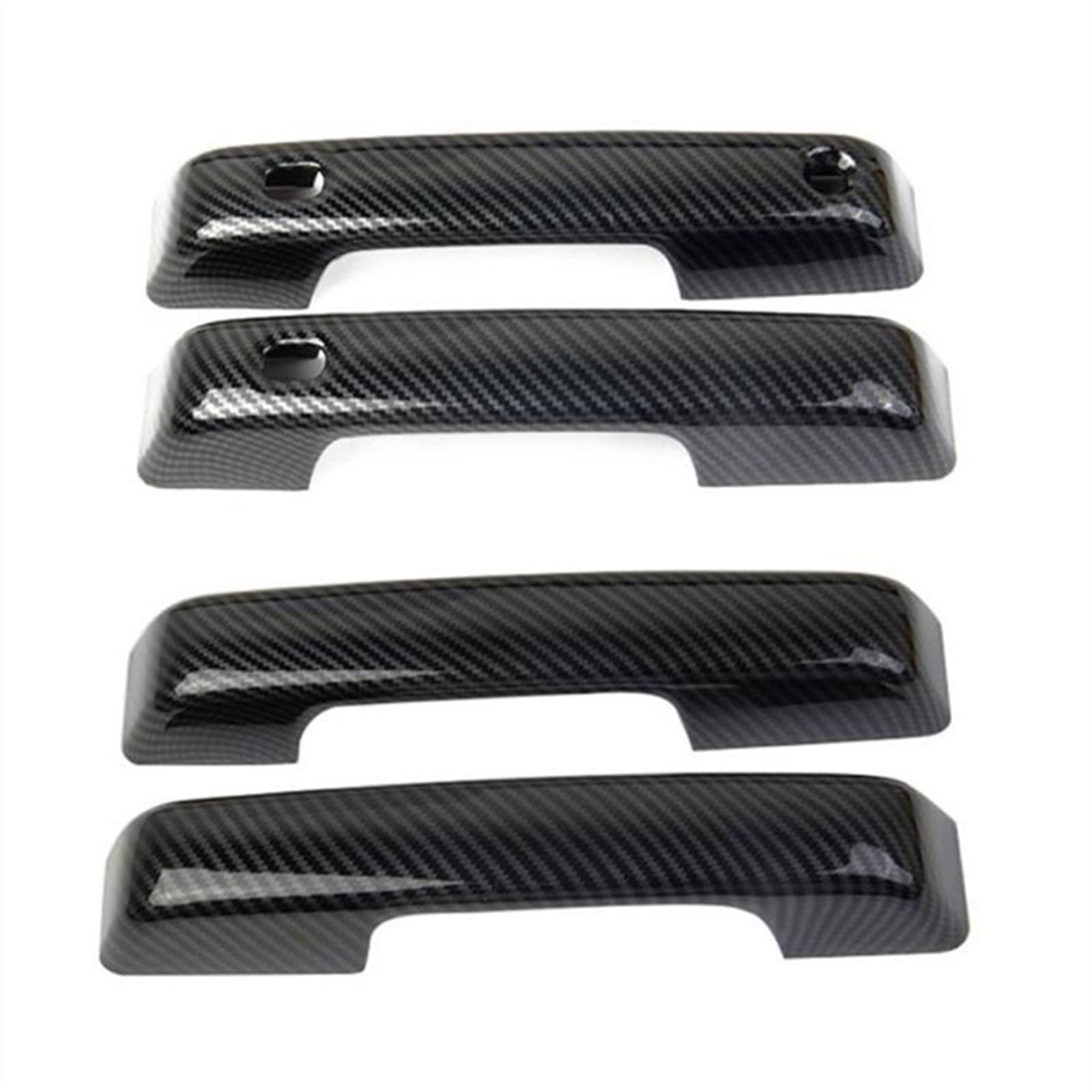 Qwqthgs One Color Car Exterior Door Handle Cap For F150 2021 2022 Car Carbon Fiber Side Front Door Handle Cover Trim Decorative Exterior Accessories, 4Pcs