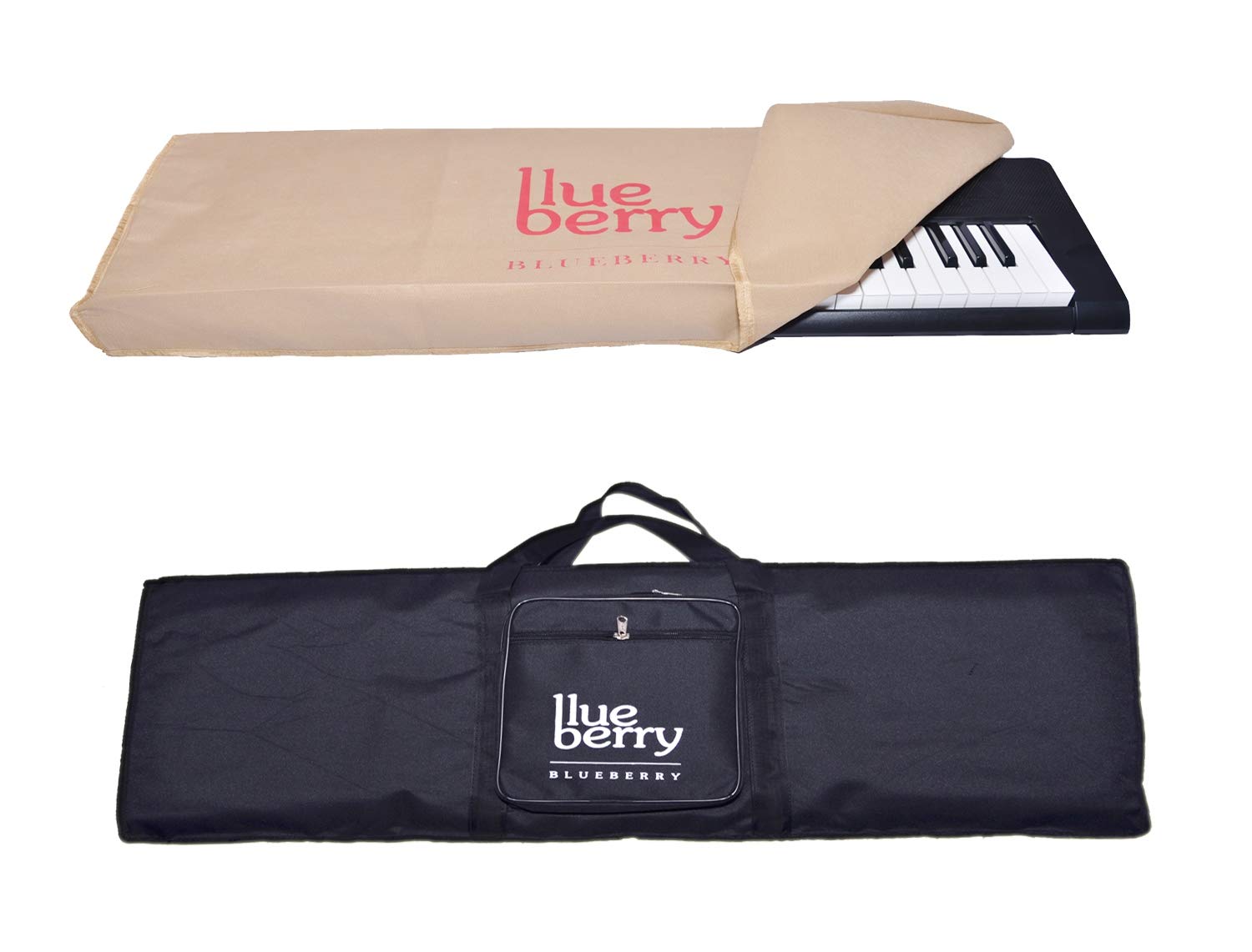 Blueberry KB50 Padded Keyboard Bag & Dust Cover Compatible with Casio CTK-6300IN Keyboard(BLACK)-image-34