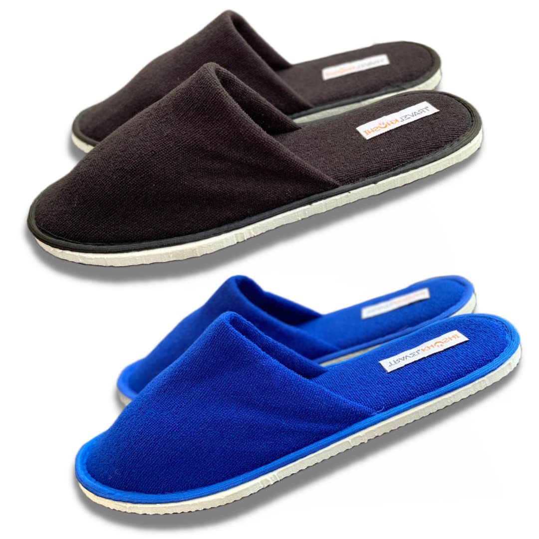 travelkhushi Soft Bedroom Slippers for Men & Women | Cozy Anti-Skid Indoor Home Footwear | Warm Winter Cushioned Sole | Unisex Gift Slippers-picture-19