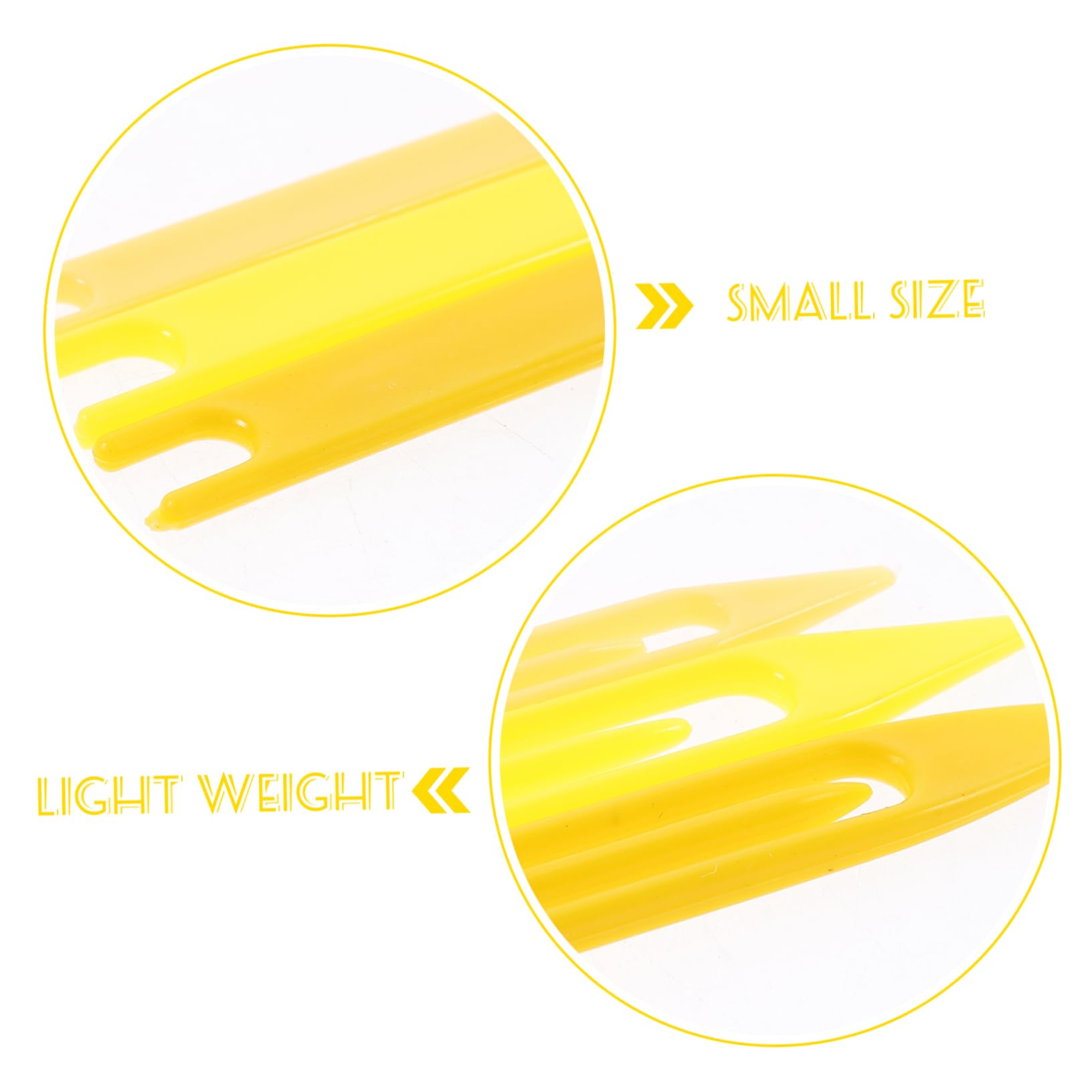 GOOHOCHY Fishing Netting Shuttles Kit 20pcs Plastic Netting Needles Shuttles for Net Repairing
