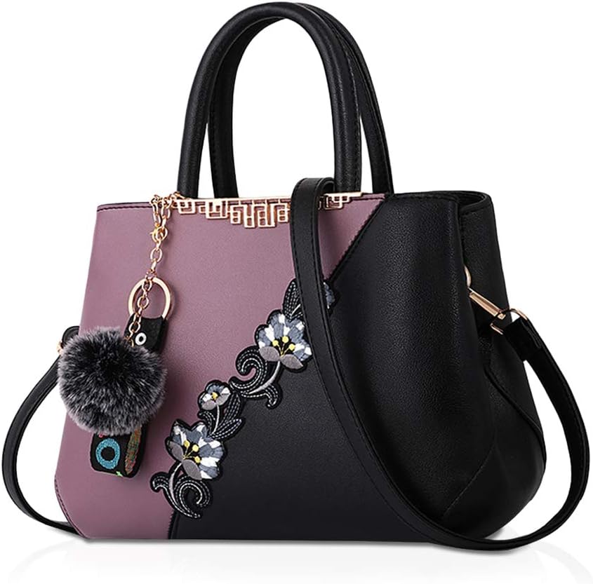NICOLE & DORIS Handbags fashionable women's handbags for ladies flower pattern crossbody bags splicing color shoulder bags
