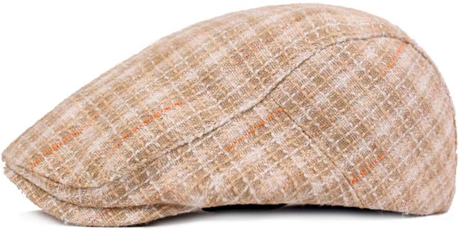 Womens Cute Plaid Newsboy Cabbie Gatsby Golf Visor Hat Cap for Outerwear