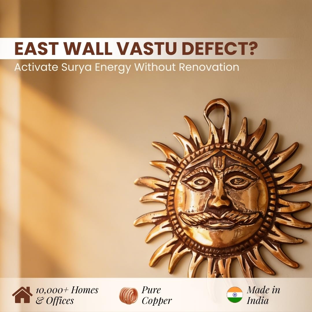 Copper Sun Idol - Vastu Remedy for Positive Energy -2