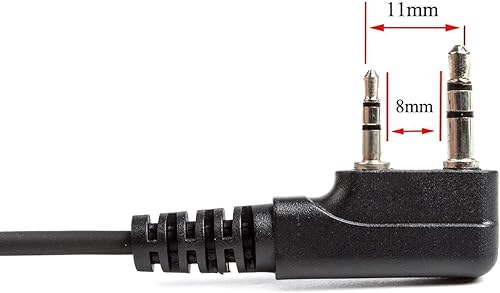 Miniatura 6 de Auricular Walkie Talkie con micrófono para radio BaoFeng Retevis G Shape Headset para Baofeng UV-5R BF-888S Arcshell Retevis H-777 RT21 RT22 Kenwood