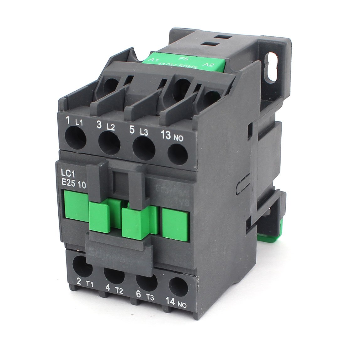 Contacteur AC LC1-E2510 relais de démarreur triphasé 1NO bobine 110V