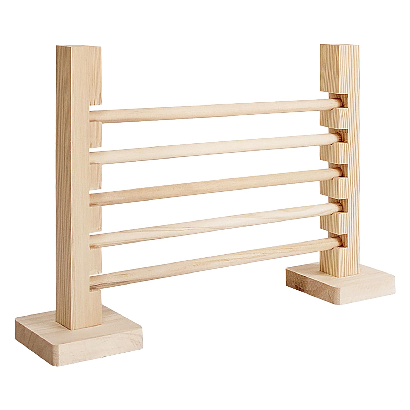 Rabbit Jump | Wooden Jumping Hurdle for Training - Adjustable Height Educational Games, Enriching Toy for Habitat and Small Animal Cage