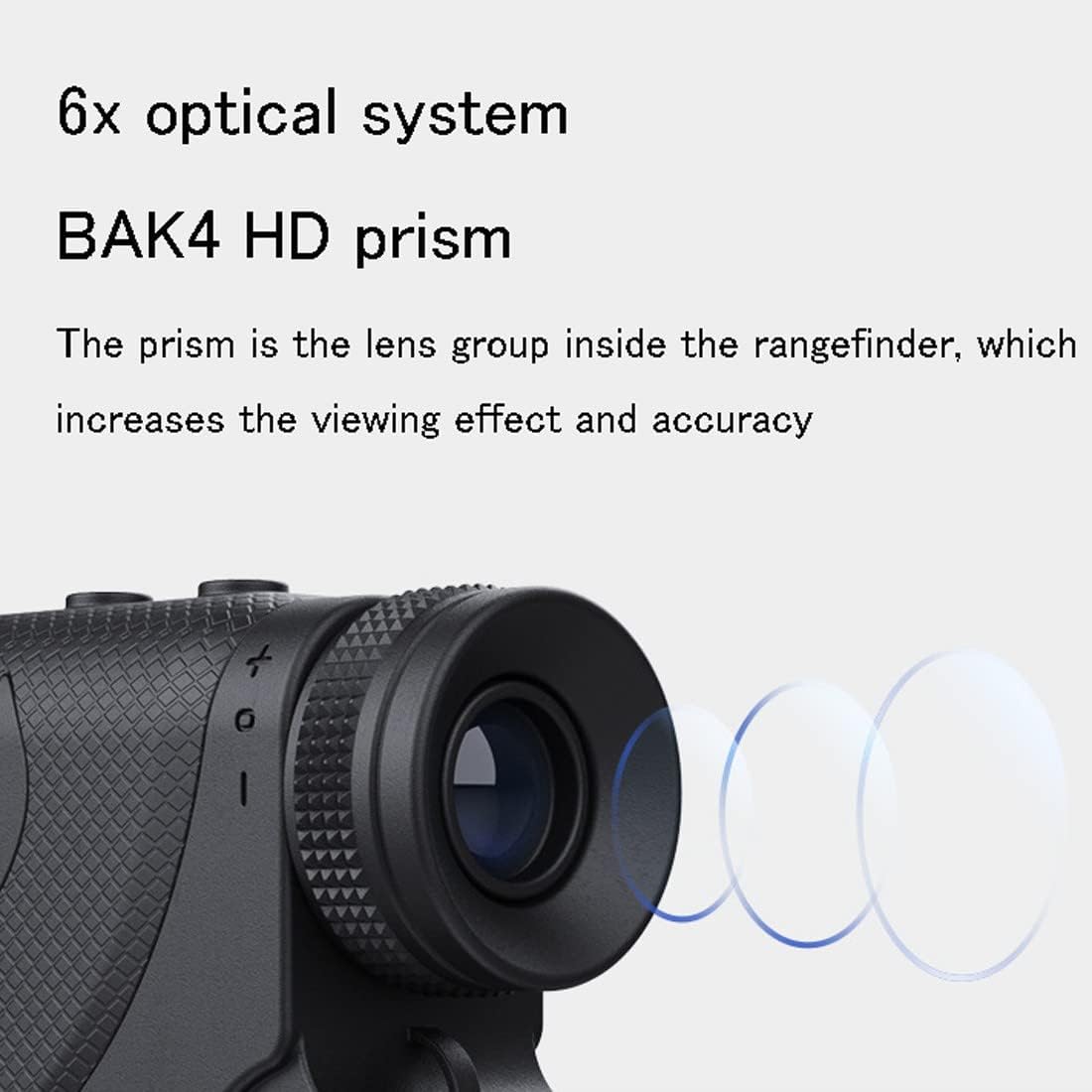 Adjustable Rangefinder, Handheld High-Precision Measuring Tool, High-Definition Telescope for Speed and Height Measurement, Night Vision, for Bird Watching, Hunting