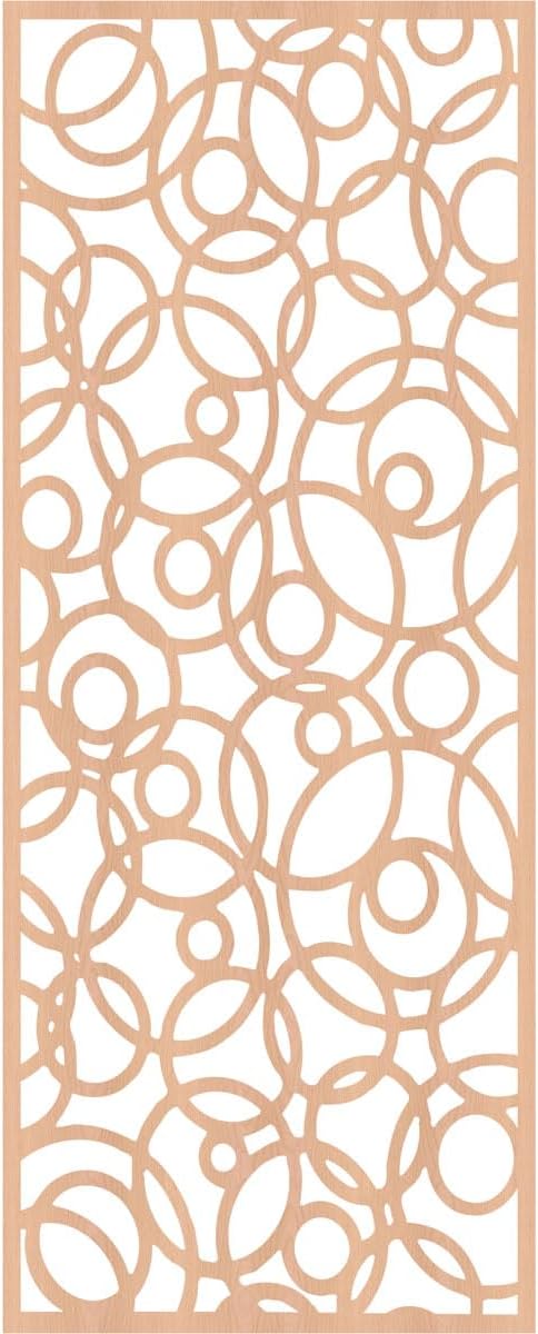 13 3/8"W x 34 3/8"H x 1/4"T Latrobe Decorative Fretwork Wood Wall Panels, Alder