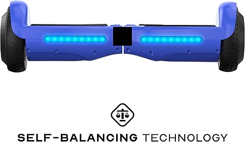 Miniatura 4 de Voyager Hoverboard Self Balancing Electric Scooter with LED Light Up Wheels and Headlights, IPX4 Water-Resistant, 300 Watt Brushless Motor