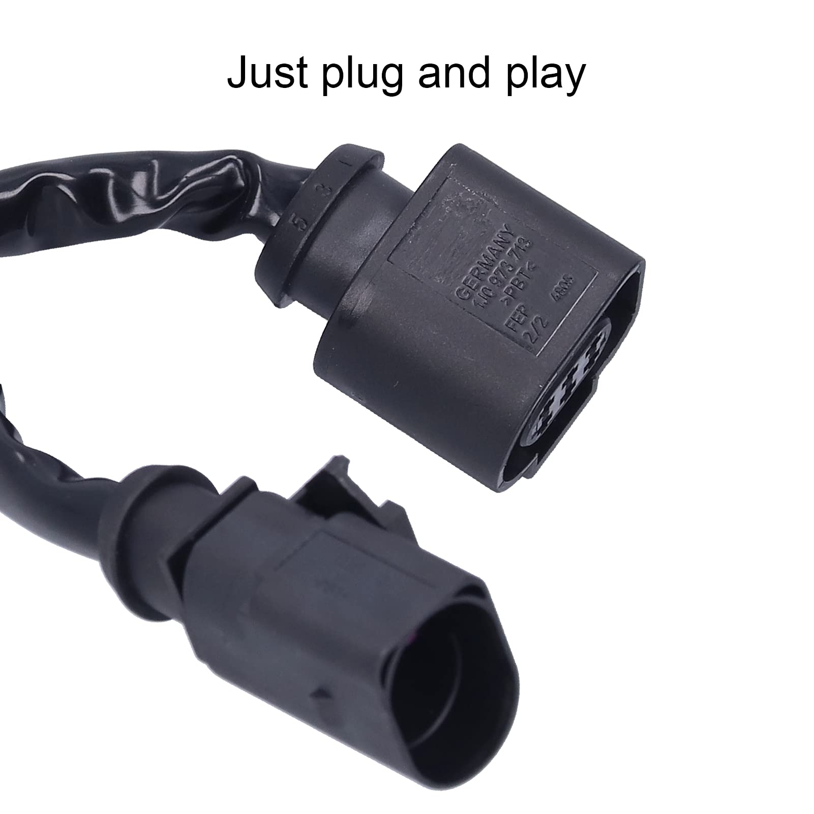 Qiilu Dynamisches Blinkermodul, Dynamisches Blinkermodul, 6-Pin LED Rücklichter Dynamischer Blinker Adapter Kabelbaum PBT+FEP Blinker Modul Kits Für S8 D4 D5 2010-2019 (1 Paar)