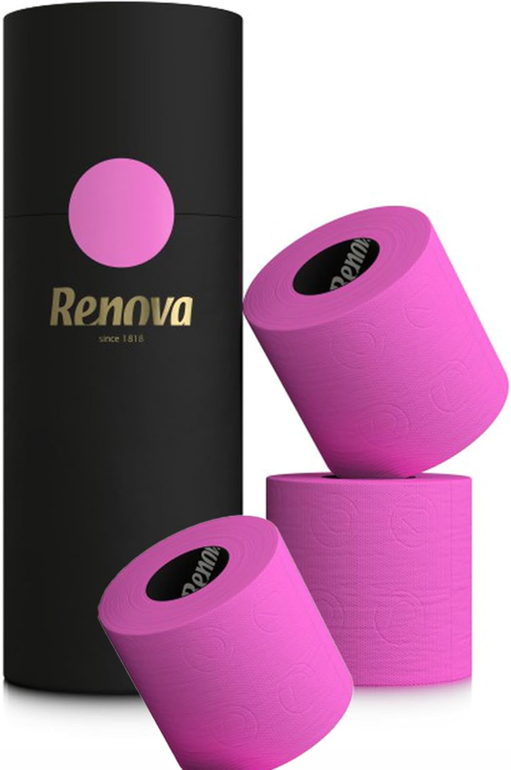 Pink Toilet Paper 3 ply Gift Box 3 Rolls pack 140 Premium Quality sheets