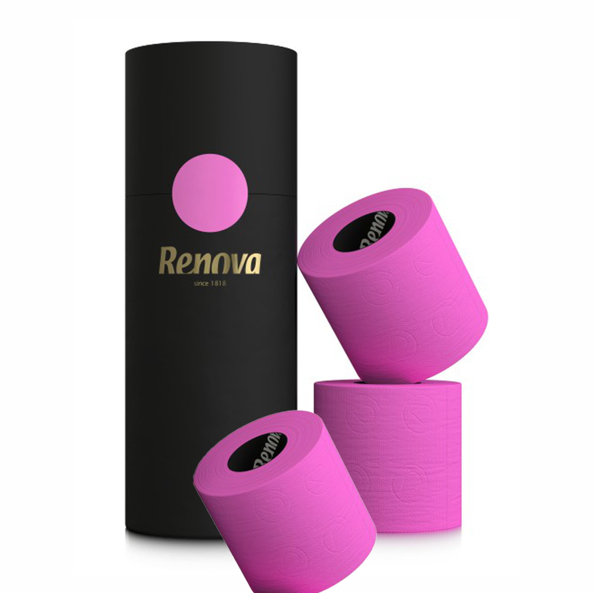 Renova Luxus Aroma & coloreado de 3 rollos de papel higiénico Tube