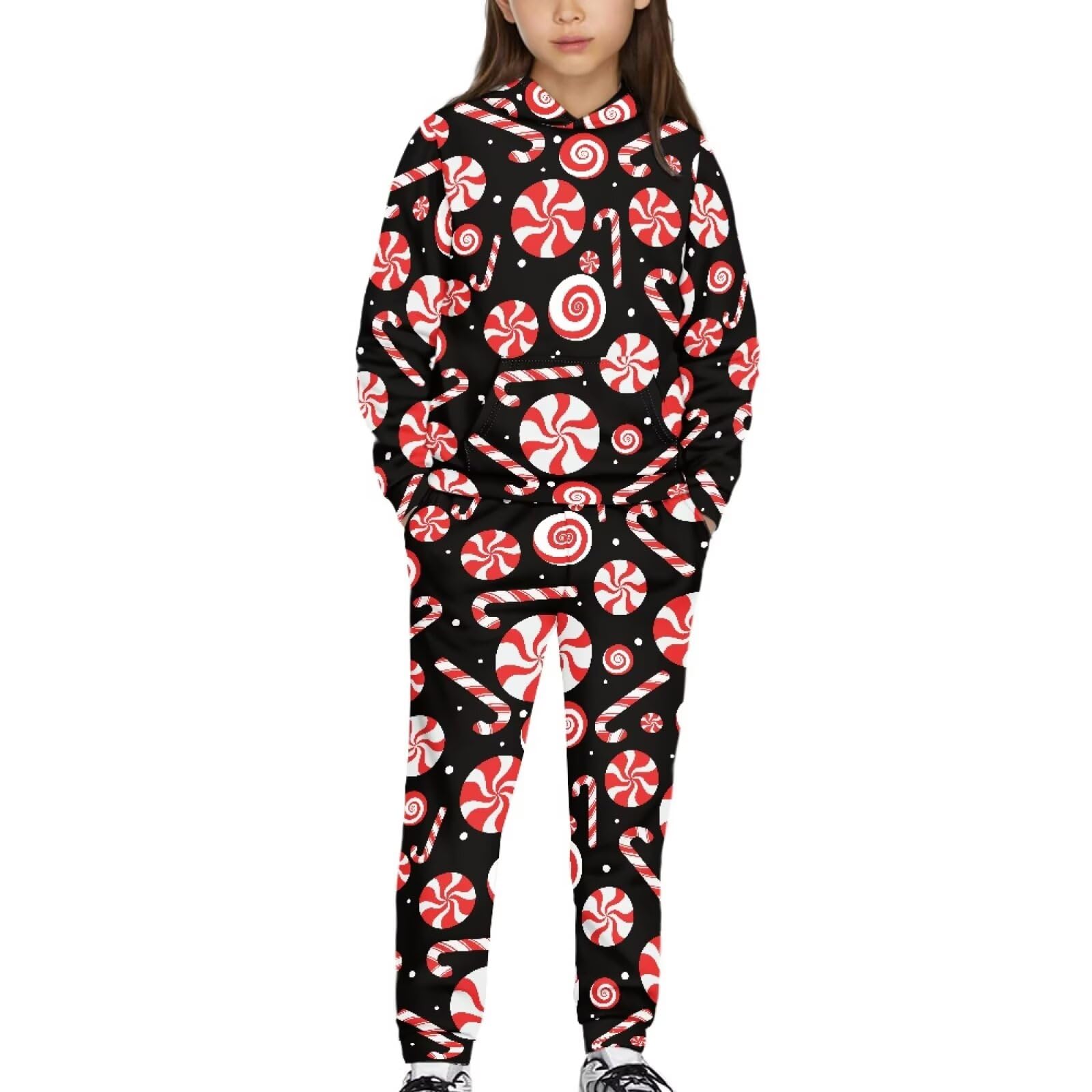 Dres dziecięcy dla dziewczynek sportowy dres do joggingu 2-częściowy bluza z kapturem + spodnie dresowe dziewczęce dresy modne zestawy odzieży