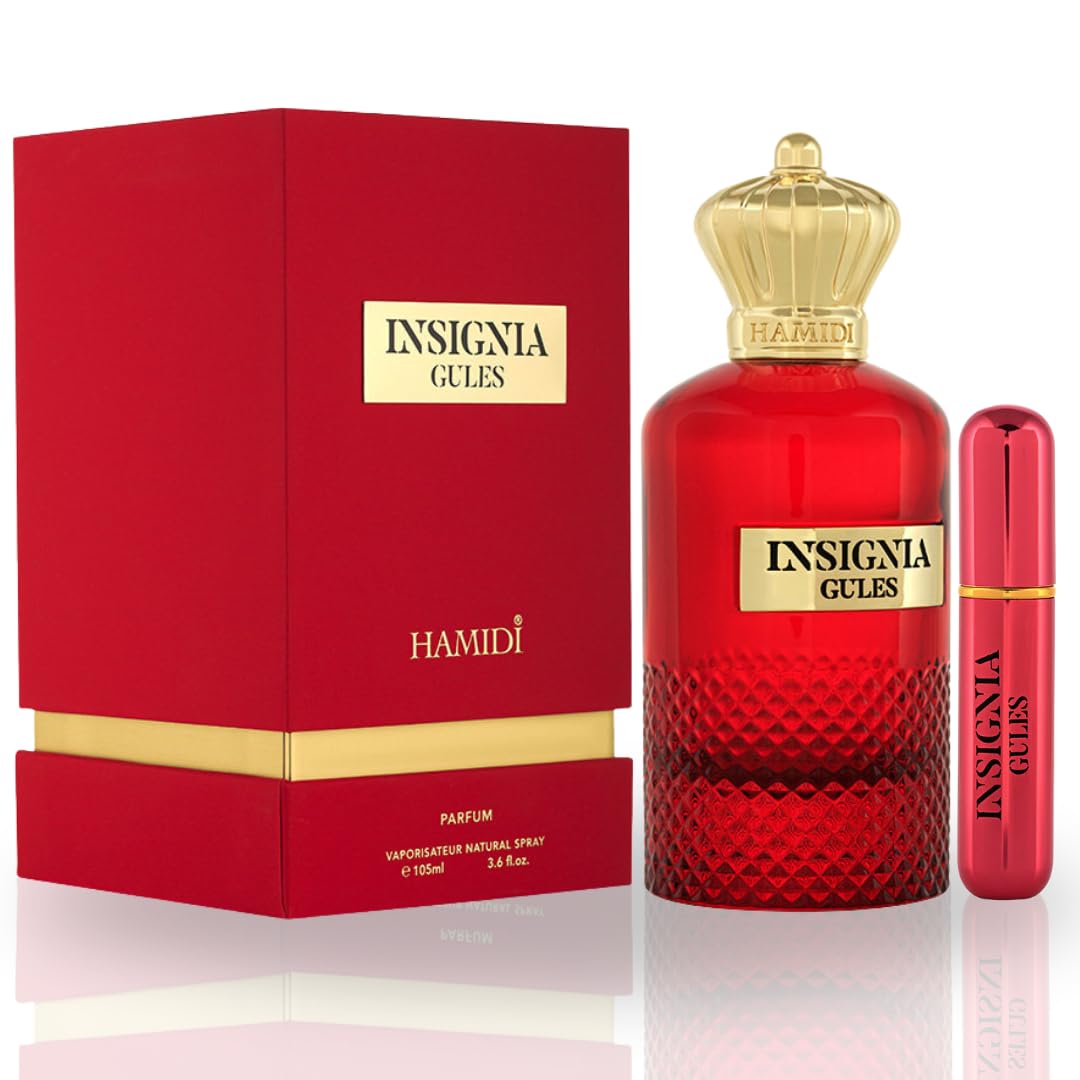 Hamidi INSIGNIA PURPURE Eau De Parfum Spray 105ML (3.5 OZ) - Long Lasting Perfume for Women & Men, Captivating & Harmonious Blend, Unisex Perfume, A Perfect Gift for All Occasions