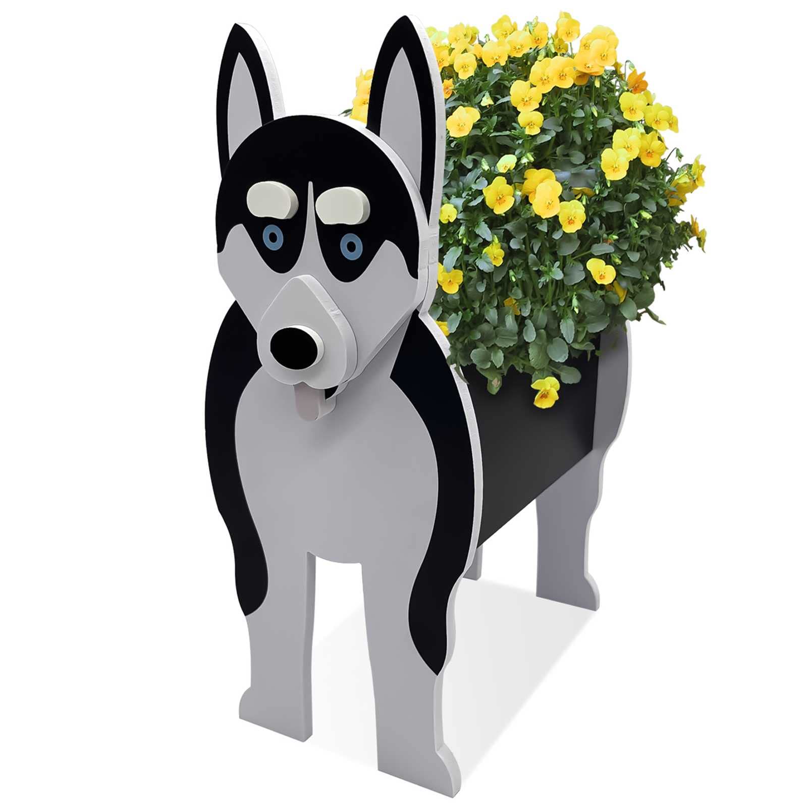 Pots de fleurs en forme de chiots pour embellir votre bureau de travail