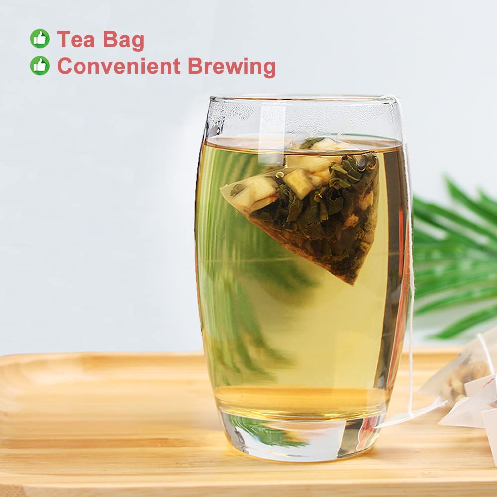 Plant Gift Honey Peach Oolong Tea Bags 6.17oz (3.5g*50bags), té de oolong, melocotón seco, manzana seca, natural puro de china, té mixto de salud, combinación de té de flores 175g 蜜桃乌龙茶