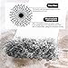 Webster Cobweb Duster, Feather Duster for Home, Extendable Dusters for Cleaning High Ceiling Fans, Hand Wall Duster, Long and Washable Dust Brush Gray