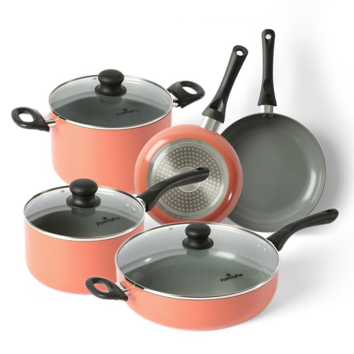 Buy Flamingpan 8-Piece Nonstick Pots and Pans Sets,Kitchen