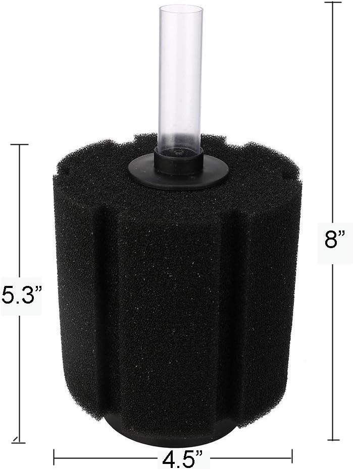 Bio Sponge Filter 50 Gal for Betta Fry Aquarium Fish Tank (Ship from CA USA) (3-Pack)