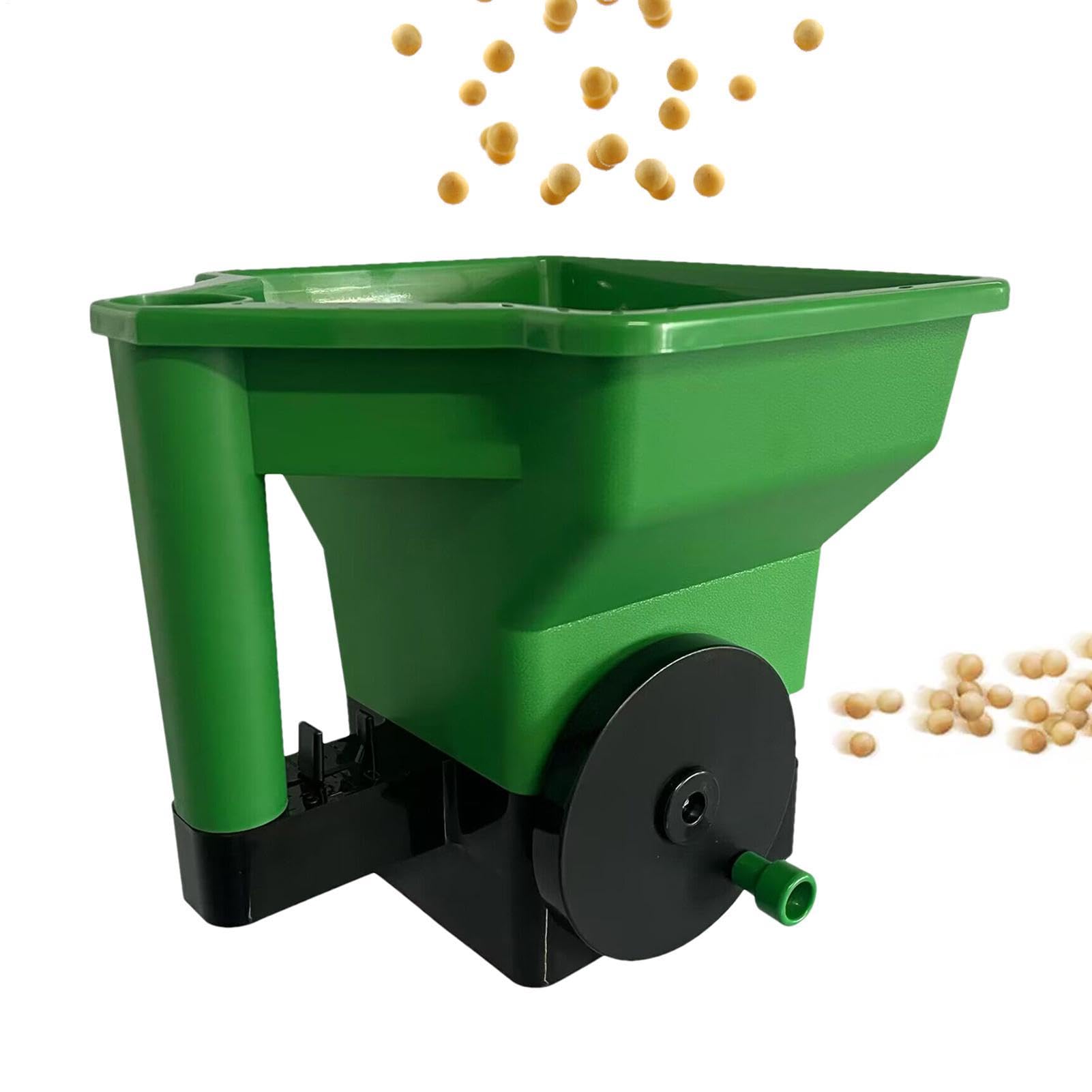 Handheld Lawn Seed Spreader, Ergonomic Rotary Grass Seed And Fertiliser Spreader, Portable Hand-cranked Spreaders For Rock Salt, Soybean, Garden Use