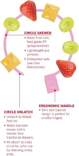 Miniatura 4 de Skercle el pincho que un círculo. Paquete de conejito de Pascua. Brochetas circulares seguras y cerradas. Ideal para regalos, caza de huevos de