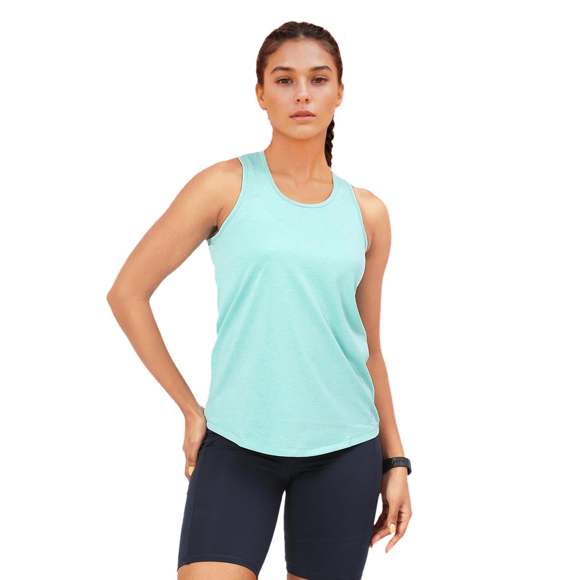 A308 Womens Athleisure Basic Workout Dry Fit Crew Neck Activewear Slim Fit Tee-image-35