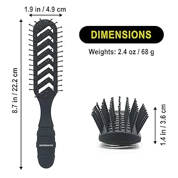 Amazon.com : VESS Hair Styling Pro Skeleton Brush-Matte