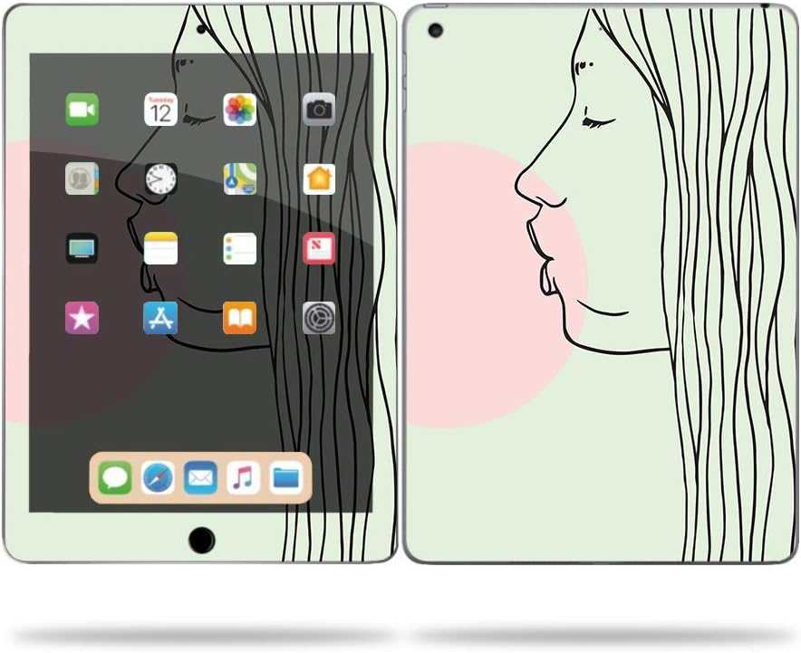 MightySkins Skin Compatible with Apple iPad 6th Gen 9.7" (2018) - Pink Bubble Gum | Protective, Durable, and Unique Vinyl Decal wrap Cover | Easy to Apply, Remove, and Change Styles | Made in The USA