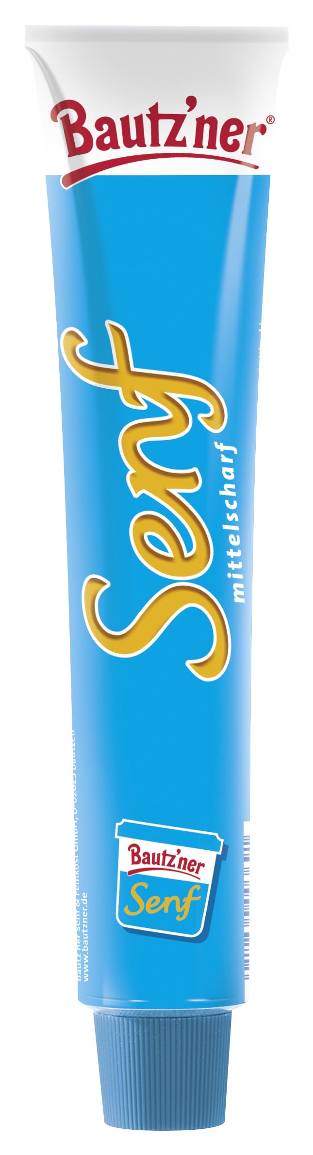 Bautzner Senf mittelscharf in der Tube