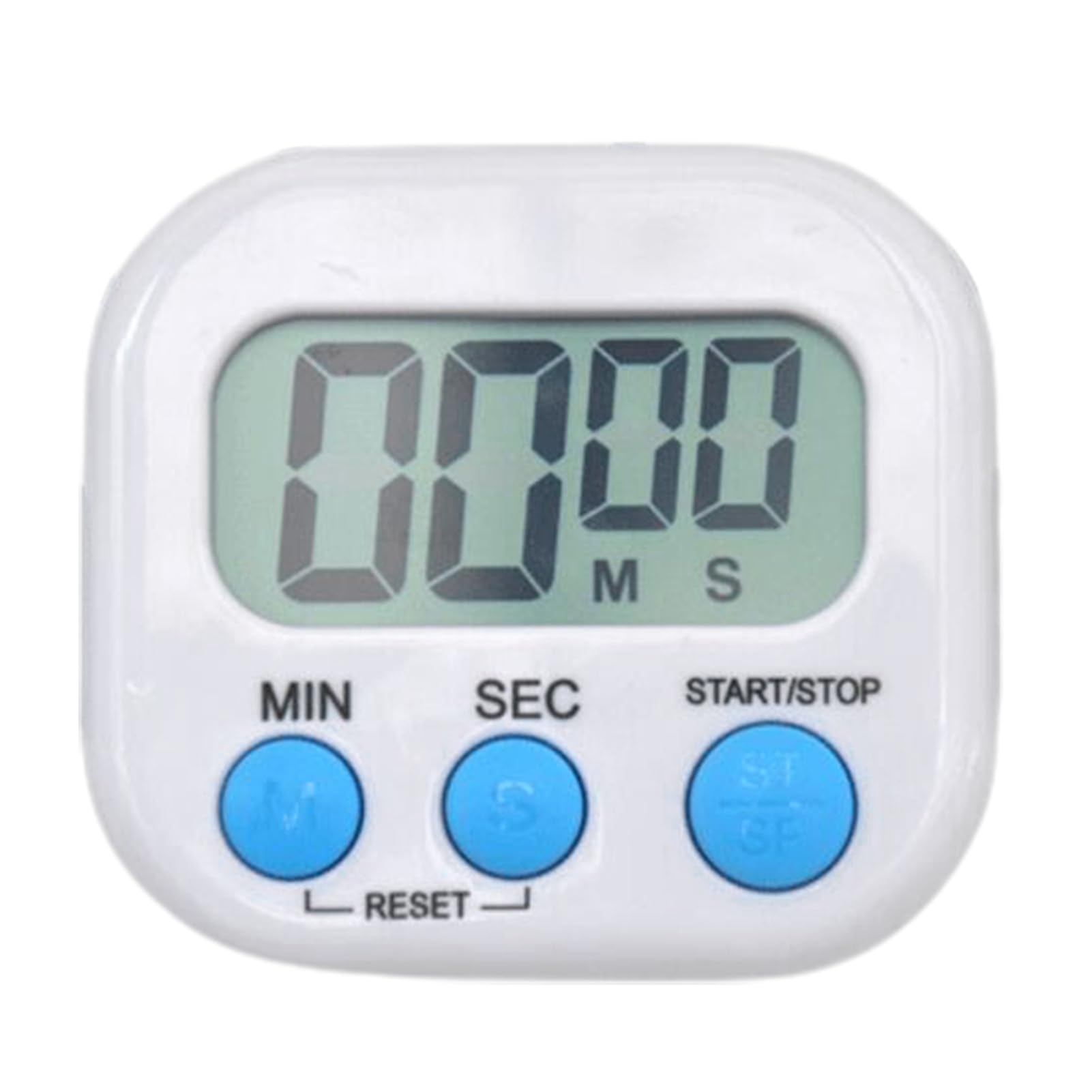 Ulafbwur White Power-Saving Kitchen Timer Sure Here's A Product Title For Described Magnetic Lcd Digital Countdown Stopwatch Portable With Stand Cooking Baking