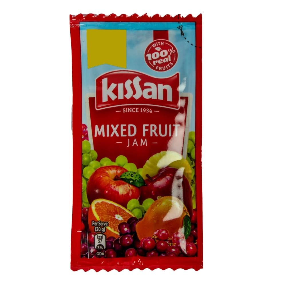 Buy Kissan Mixed Fruit Jam Sachet, 20g Each (Pack of 60 Sachet