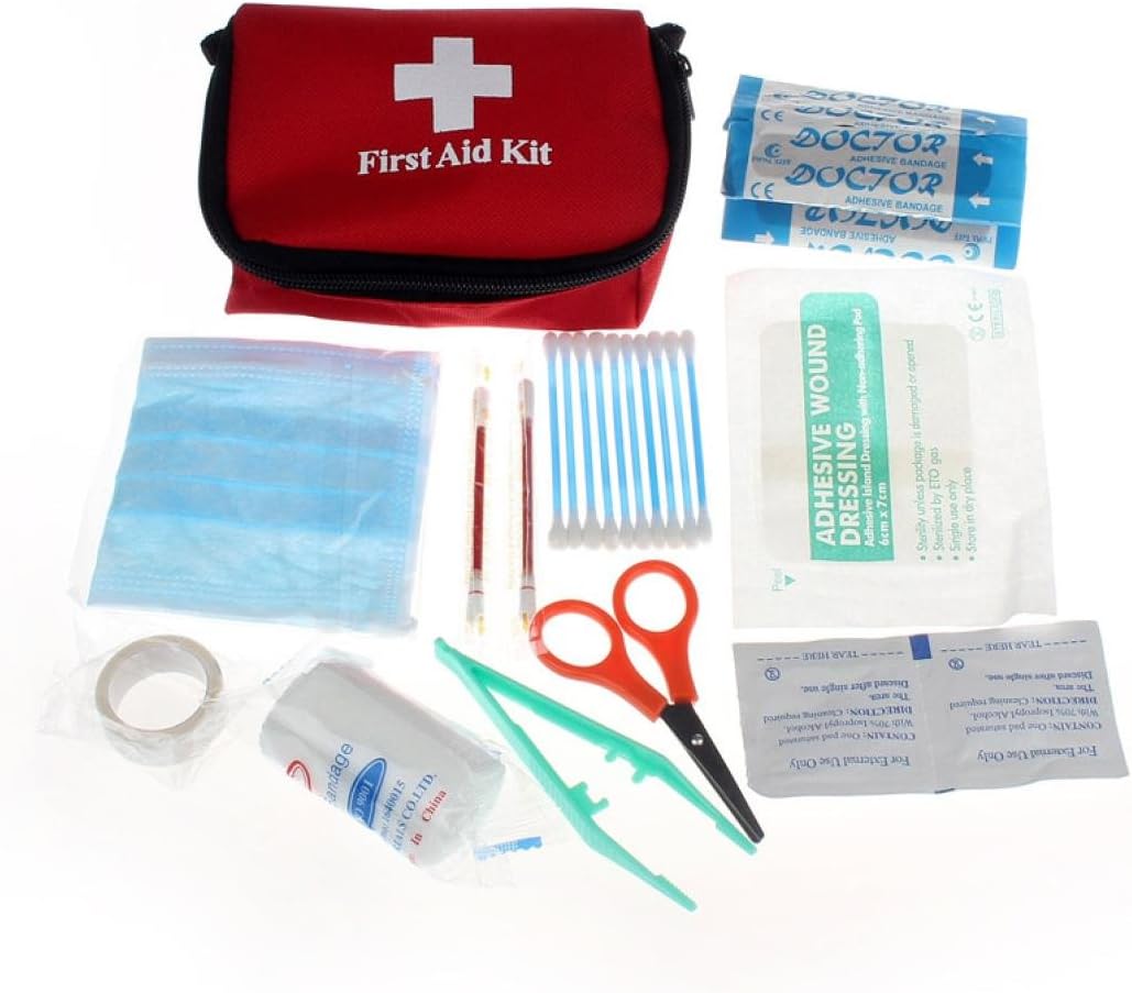Home First Aid Kit,Canserin Emergency Survival Pack Travel Sports