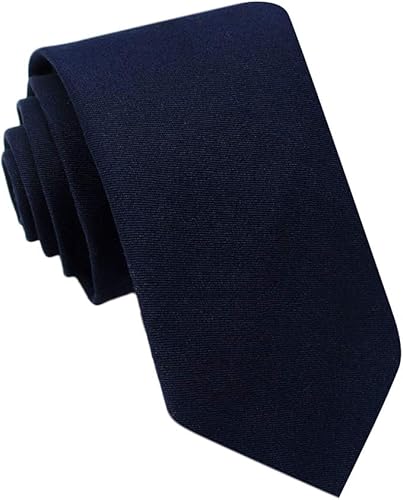 Kebocis Corbata de algodón de color sólido para hombre