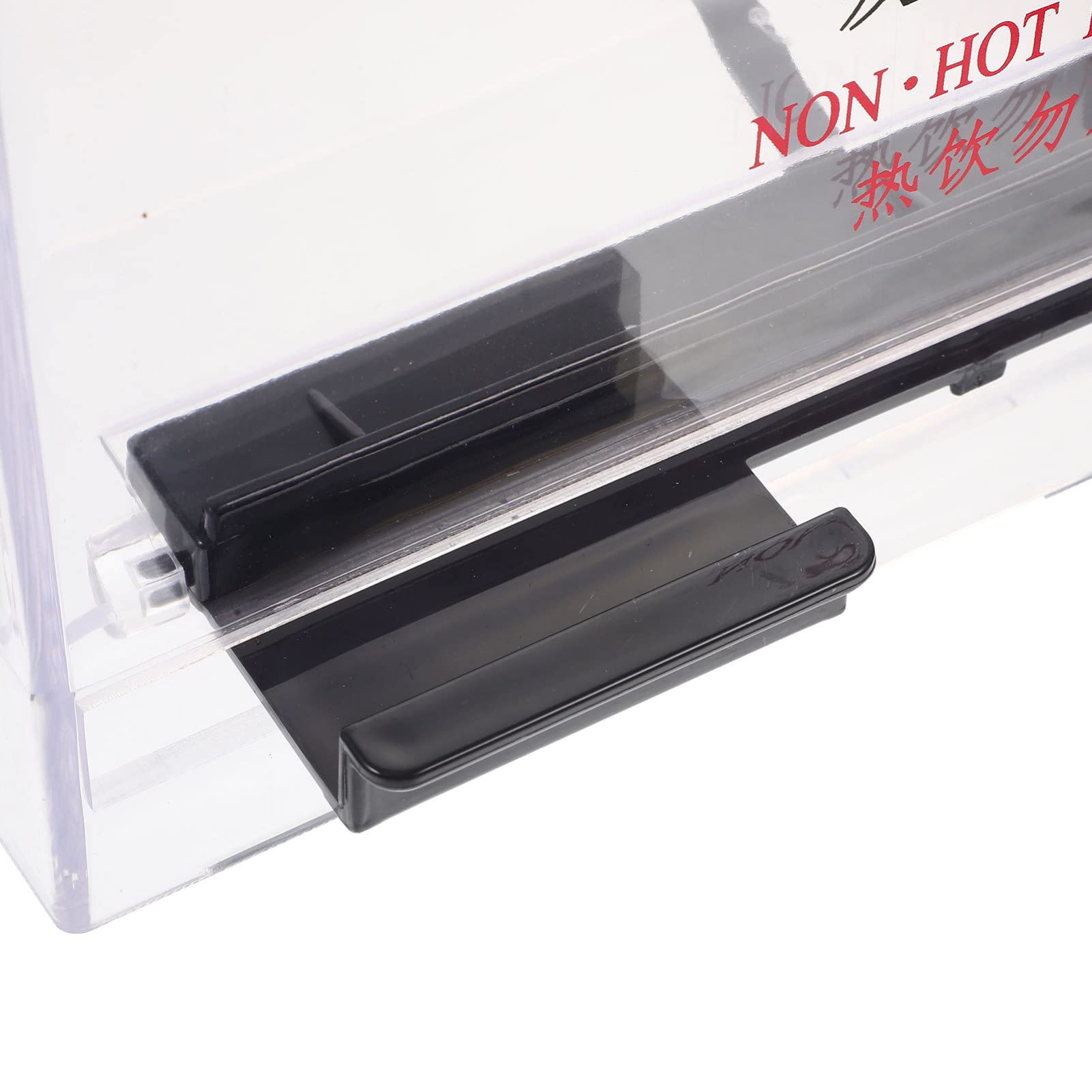 Acryl-Strohhalmhalter Für Schranktür – Höhenverstellbar, Transparent, Mit Aufklebern, Großes Fassungsvermögen