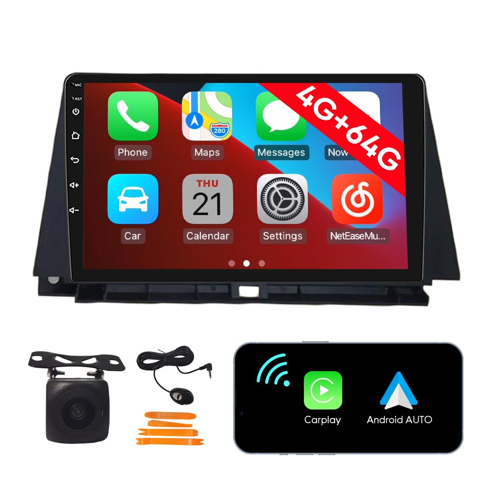 [4G 64G] Android Car Stereo FM Radio Carplay Android Auto 9