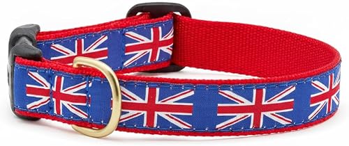 Up Country Union Jack Dog Collar - Large